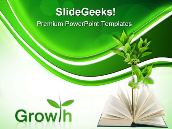 Book And Plant Business PowerPoint Themes And PowerPoint Slides 0511 Book And Plant Business PowerPoint Themes And PowerPoint Slides 0511