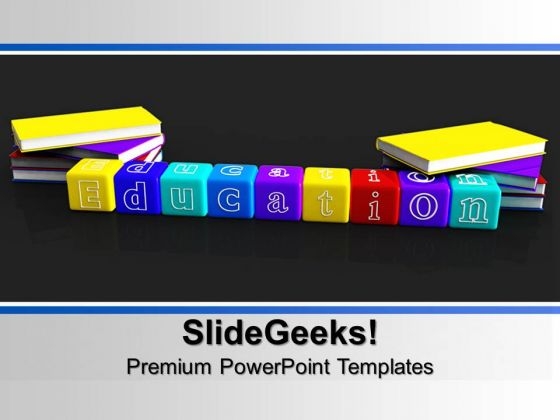 Books And Alphabet Education PowerPoint Templates And PowerPoint Themes 1012 Books And Alphabet Education PowerPoint Templates And PowerPoint Themes 1012