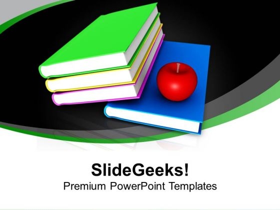 Books And Apple Children Education Future PowerPoint Templates Ppt Backgrounds For Slides 1212 Books And Apple Children Education Future PowerPoint Templates Ppt Backgrounds For Slides 1212