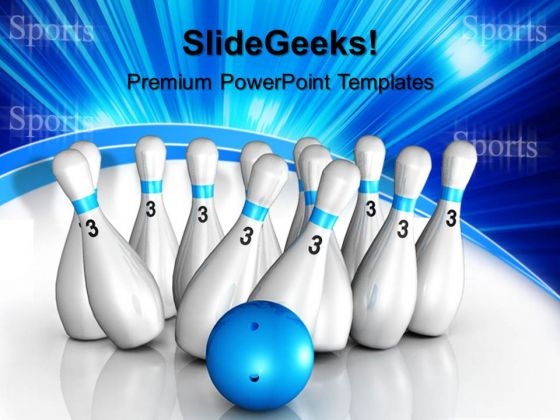 Bowling Game01 Success PowerPoint Templates And PowerPoint Themes 0512