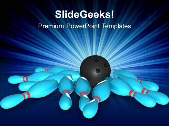 Bowling Game Business PowerPoint Templates And PowerPoint Themes 0512 Bowling Game Business PowerPoint Templates And PowerPoint Themes 0512