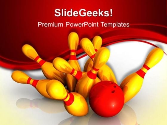 Bowling Game PowerPoint Templates And PowerPoint Themes 0412 Bowling Game PowerPoint Templates And PowerPoint Themes 0412