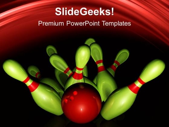Bowling Game PowerPoint Templates And PowerPoint Themes 0512 Bowling Game PowerPoint Templates And PowerPoint Themes 0512