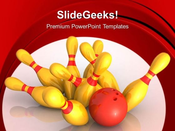Bowling Game Success PowerPoint Templates And PowerPoint Themes 0512 Bowling Game Success PowerPoint Templates And PowerPoint Themes 0512