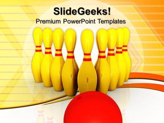 Bowling Success PowerPoint Templates And PowerPoint Themes 0612