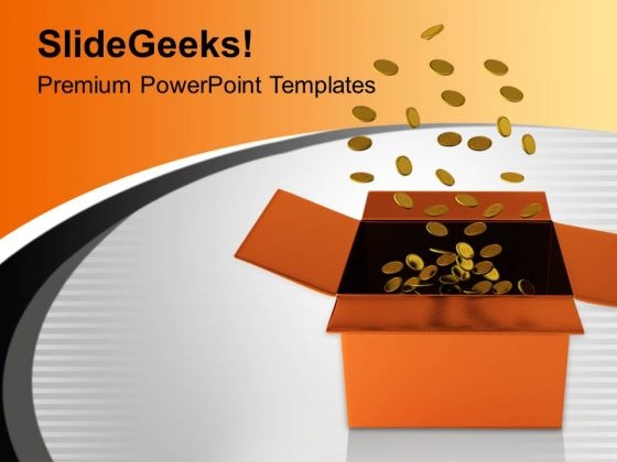 Box Full Of Coins Money Box Savings Future PowerPoint Templates Ppt Backgrounds For Slides 0113 Box Full Of Coins Money Box Savings Future PowerPoint Templates Ppt Backgrounds For Slides 0113