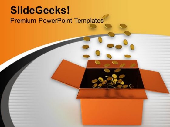 Box Full Of Coins Money Box Savings PowerPoint Templates Ppt Backgrounds For Slides 0213 Box Full Of Coins Money Box Savings PowerPoint Templates Ppt Backgrounds For Slides 0213