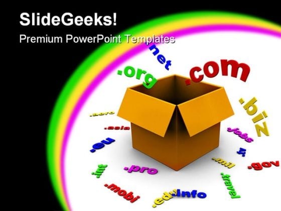 Box With Domains Internet PowerPoint Templates And PowerPoint Backgrounds 0211 Box With Domains Internet PowerPoint Templates And PowerPoint Backgrounds 0211