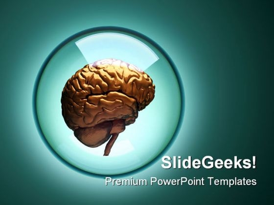 Brain Medical PowerPoint Backgrounds And Templates 0111 Brain Medical PowerPoint Backgrounds And Templates 0111