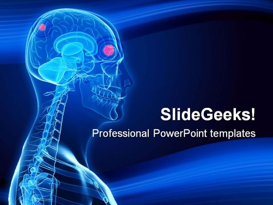 Brain Tumor Science PowerPoint Template 0610 Brain Tumor Science PowerPoint Template 0610