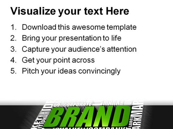 Brand Marketing Template 1010 idea professional