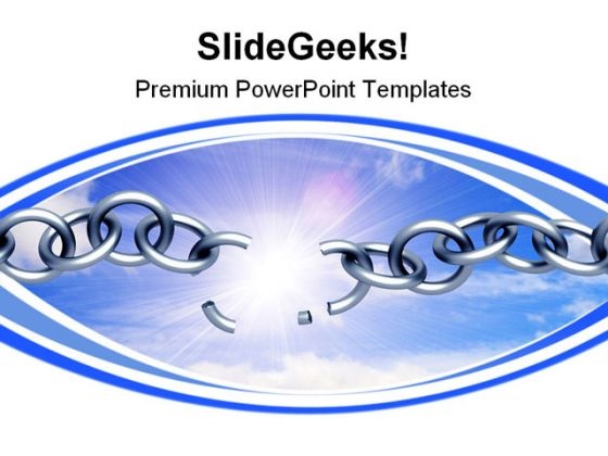 Breaking Chain Business PowerPoint Themes And PowerPoint Slides 0711