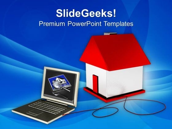 Browsing Through Internet Real Estate PowerPoint Templates Ppt Backgrounds For Slides 0213