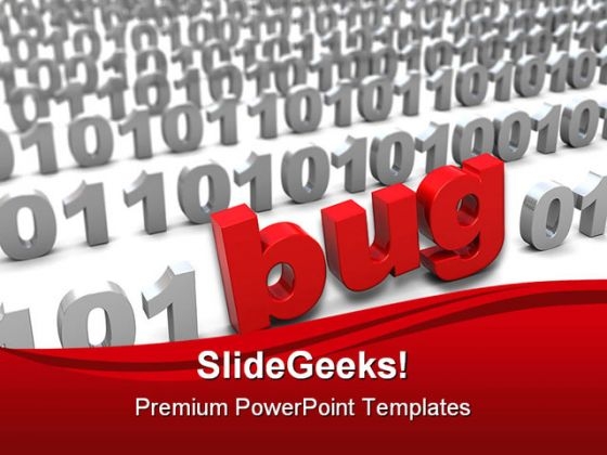 Bug In Binary Code Computer PowerPoint Templates And PowerPoint Backgrounds 0111 Bug In Binary Code Computer PowerPoint Templates And PowerPoint Backgrounds 0111
