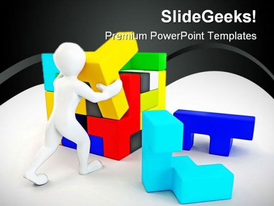Build Puzzle People PowerPoint Backgrounds And Templates 0111 Build Puzzle People PowerPoint Backgrounds And Templates 0111