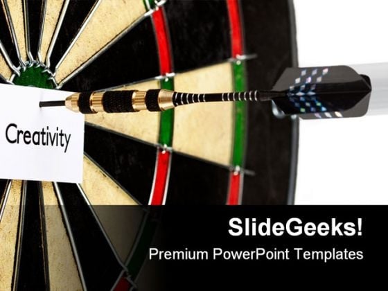 Bulls Eye Creativity Game PowerPoint Themes And PowerPoint Slides 0511 Bulls Eye Creativity Game PowerPoint Themes And PowerPoint Slides 0511