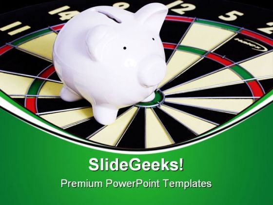 Bulls Eye For Saving Finance PowerPoint Themes And PowerPoint Slides 0211 Bulls Eye For Saving Finance PowerPoint Themes And PowerPoint Slides 0211