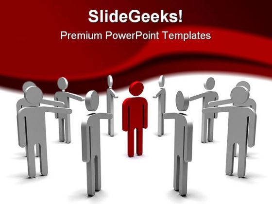 Bully People Metaphor PowerPoint Templates And PowerPoint Backgrounds 0411 Bully People Metaphor PowerPoint Templates And PowerPoint Backgrounds 0411
