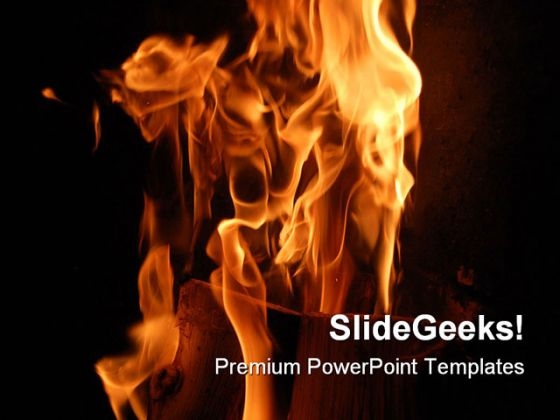 Burning Wood Metaphor PowerPoint Themes And PowerPoint Slides 0411 Burning Wood Metaphor PowerPoint Themes And PowerPoint Slides 0411