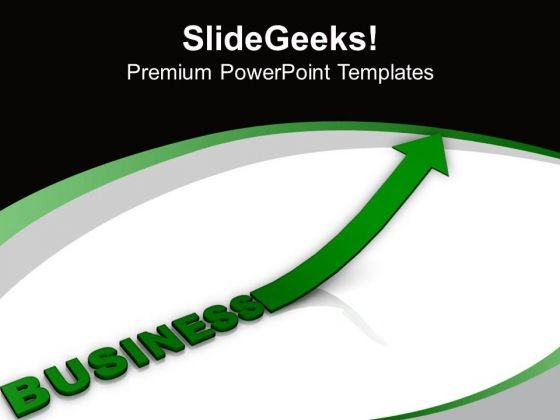 Business Arrow Going Upwards PowerPoint Templates Ppt Backgrounds For Slides 0713 Business Arrow Going Upwards PowerPoint Templates Ppt Backgrounds For Slides 0713