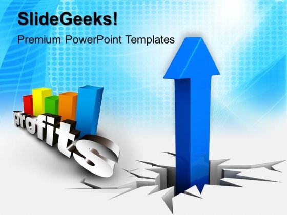 Business Arrow Profit Concept PowerPoint Templates And PowerPoint Themes 1012 Business Arrow Profit Concept PowerPoint Templates And PowerPoint Themes 1012
