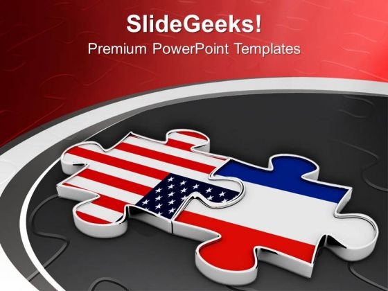 Business Between Usa And France PowerPoint Templates Ppt Backgrounds For Slides 0513 Business Between Usa And France PowerPoint Templates Ppt Backgrounds For Slides 0513