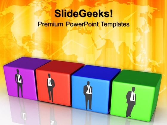 Business Block Teamwork PowerPoint Templates And PowerPoint Themes 0812