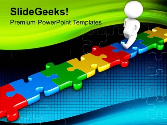 Business Concept With Jigsaw Puzzles PowerPoint Templates Ppt Backgrounds For Slides 0413 Business Concept With Jigsaw Puzzles PowerPoint Templates Ppt Backgrounds For Slides 0413