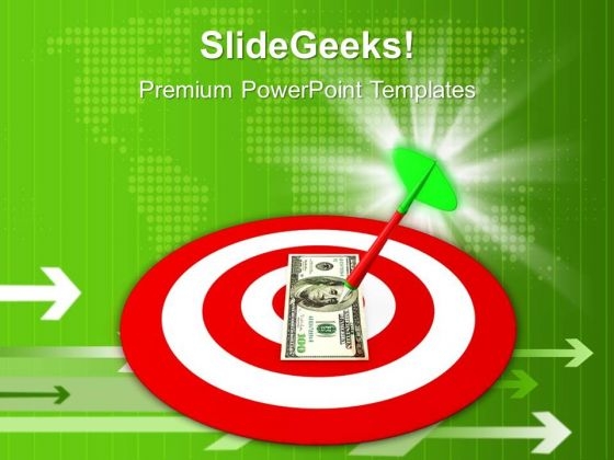 Business Darts Target Money PowerPoint Templates And PowerPoint Themes 1012