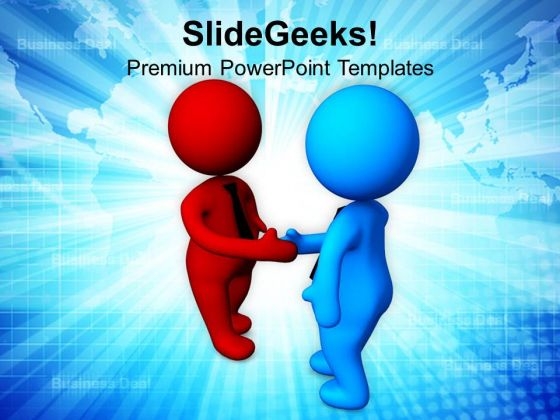 Business Depends On Good Client Relation PowerPoint Templates Ppt Backgrounds For Slides 0613