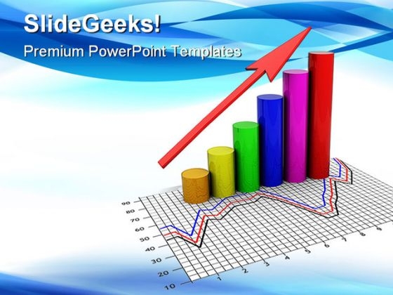 Business Graph Arrow Success PowerPoint Templates And PowerPoint Backgrounds 0311 Business Graph Arrow Success PowerPoint Templates And PowerPoint Backgrounds 0311