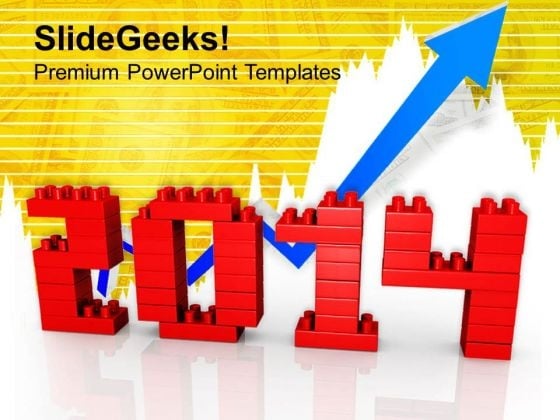 Business Growth 2014 New Year PowerPoint Template 1113 Business Growth 2014 New Year PowerPoint Template 1113
