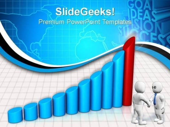 Business Growth Chart Success PowerPoint Templates And PowerPoint Themes 0812