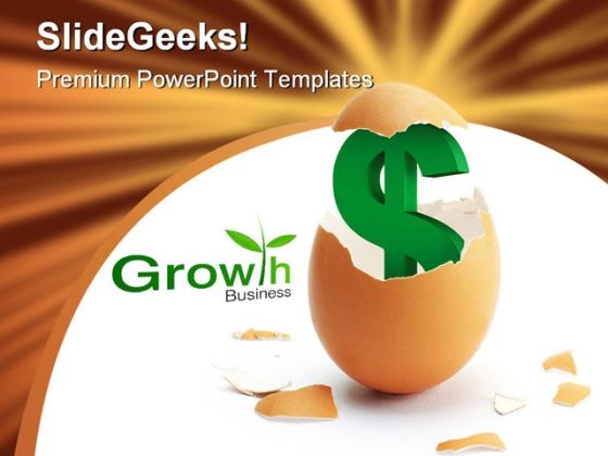Business Growth Money PowerPoint Template 0510 Business Growth Money PowerPoint Template 0510