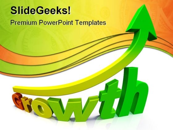 Business Growth Success Gradient PowerPoint Templates And PowerPoint Backgrounds 0511
