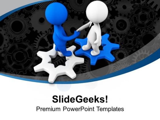 Business Handshake On Gears PowerPoint Templates Ppt Backgrounds For Slides 0713 Business Handshake On Gears PowerPoint Templates Ppt Backgrounds For Slides 0713