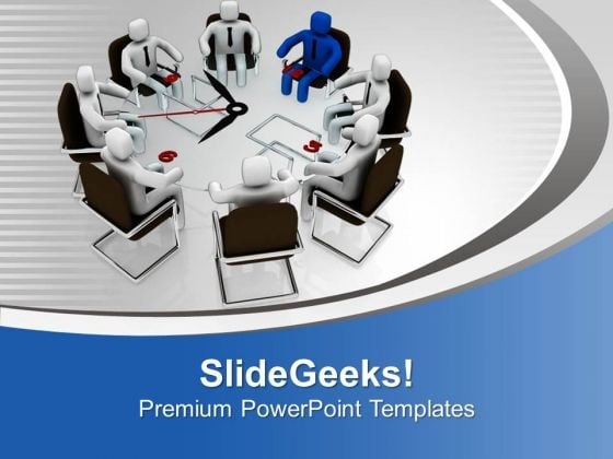 Business Meeting On Time Management PowerPoint Templates Ppt Backgrounds For Slides 0713 Business Meeting On Time Management PowerPoint Templates Ppt Backgrounds For Slides 0713