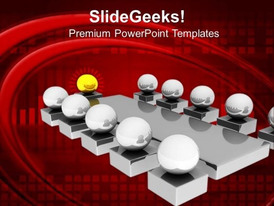 Business Meeting Spheres Leadership PowerPoint Templates Ppt Backgrounds For Slides 0313 Business Meeting Spheres Leadership PowerPoint Templates Ppt Backgrounds For Slides 0313