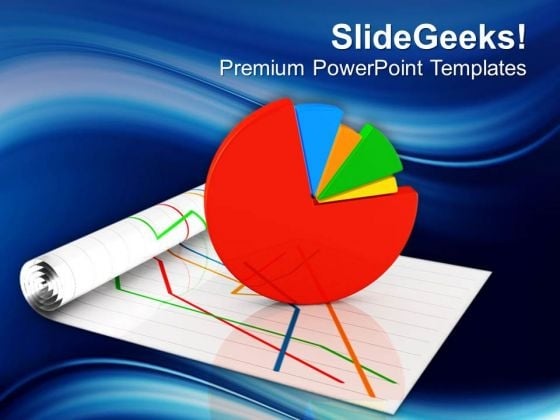 Business Pie Chart Represents Sales PowerPoint Templates Ppt Backgrounds For Slides 0413
