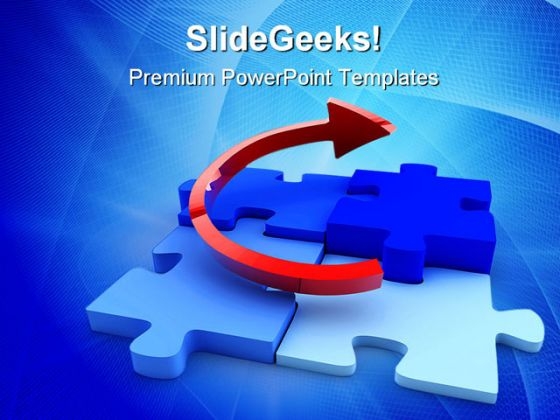 Business Puzzle Chart Finance PowerPoint Templates And PowerPoint Backgrounds 0211
