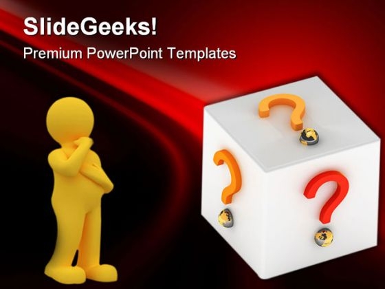 Business Questions Symbol PowerPoint Themes And PowerPoint Slides 0511