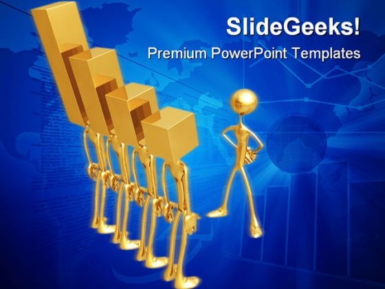 Business Report Finance Metaphor PowerPoint Template 1110 Business Report Finance Metaphor PowerPoint Template 1110