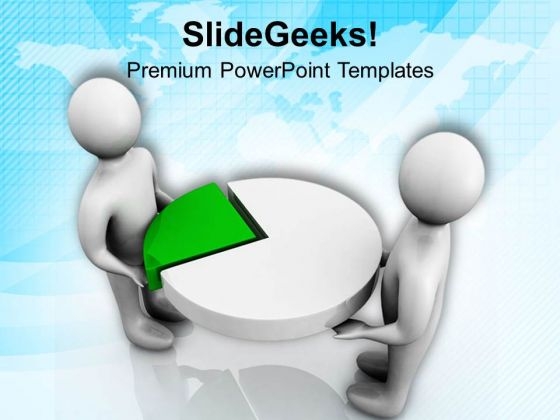 Business Result Pie Chart PowerPoint Templates Ppt Backgrounds For Slides 0713 Business Result Pie Chart PowerPoint Templates Ppt Backgrounds For Slides 0713