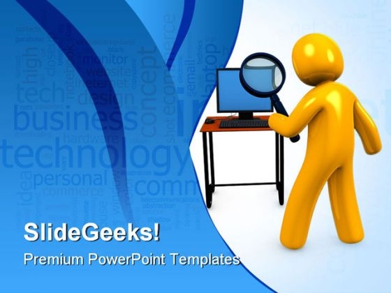 Business Search People PowerPoint Template 0910 Business Search People PowerPoint Template 0910