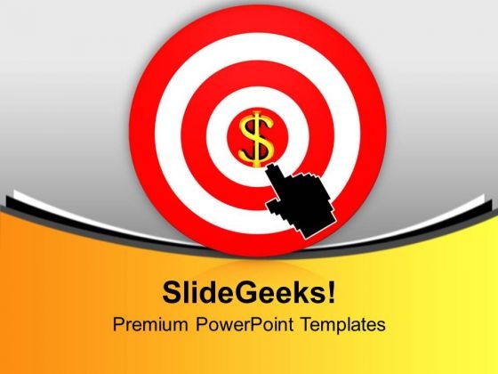 Business Target Achieved Dollar Money PowerPoint Templates Ppt Backgrounds For Slides 0313 Business Target Achieved Dollar Money PowerPoint Templates Ppt Backgrounds For Slides 0313