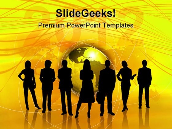 Business Team Globe PowerPoint Templates And PowerPoint Backgrounds 1011 Business Team Globe PowerPoint Templates And PowerPoint Backgrounds 1011