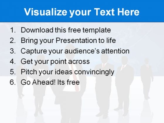Business People Teamwork PowerPoint template best ideas