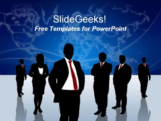 Business People Teamwork PowerPoint template Business People Teamwork PowerPoint template