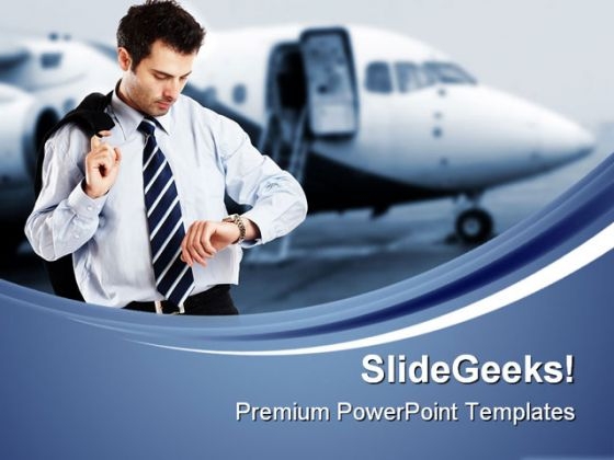 Busy Businessman Travel PowerPoint Themes And PowerPoint Slides 0611 Busy Businessman Travel PowerPoint Themes And PowerPoint Slides 0611