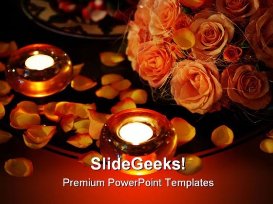Candles And Rose Petals Beauty PowerPoint Templates And PowerPoint Backgrounds 0311 Candles And Rose Petals Beauty PowerPoint Templates And PowerPoint Backgrounds 0311